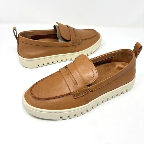 Vionic Uptown Women's Loafers Camel Leather Sz 6 Wide Excellent Condition w Box - Picture 5 of 13